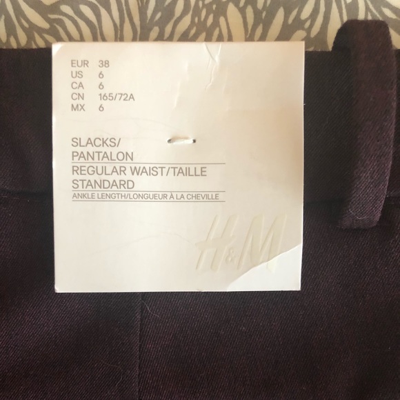 NWT H&M Purple Trousers - Picture 4 of 4